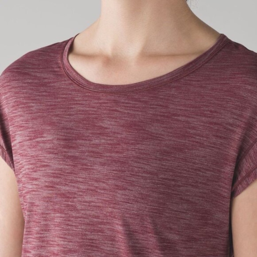 Lululemon Lost In Pace Short Sleeve Sleeve T-Shirt Size 10 - Picture 3 of 11